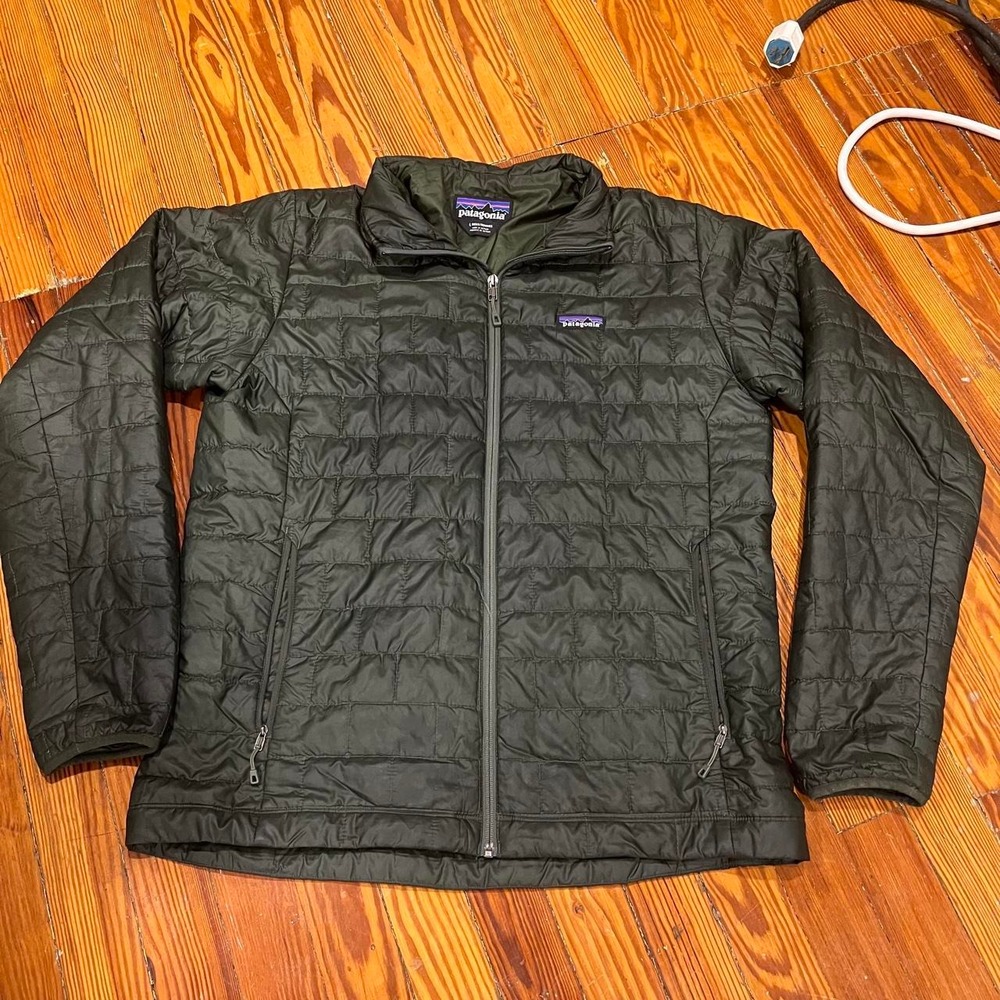 2010s Nano Puff Patagonia Nano Puff Zip Up Jacket size L